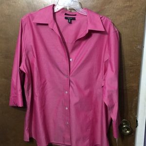 Shaped fit dress shirt